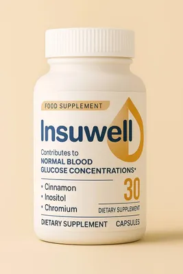 Immagine prodotto di Insuwell - Supporto naturale per glicemia e metabolismo (30 capsule)