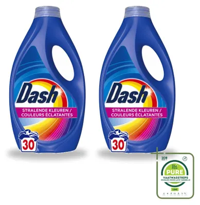 Produktbild von 2 x Dash Color Flüssigwaschmittel - 1350 ml - Großpackung - 2 Stücke