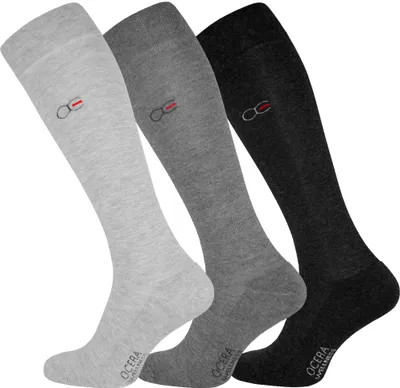 Produktbild von Wellness Kniestrümpfe mit Frotteesohle,Uni,3 Paar, Grau, Gr. 47-50