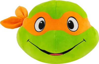 Image de Tortues Ninja Mocchi-Mocchi - Grande peluche Michelangelo (tête) 27 cm