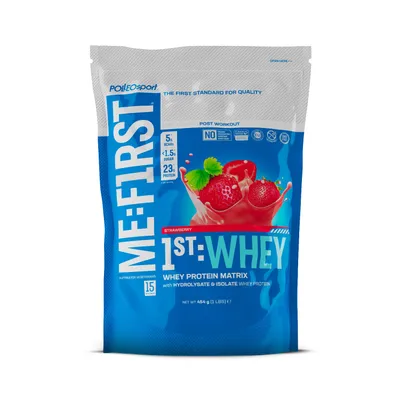 Immagine prodotto di Polleo 1st Whey, 454 g - Fragola