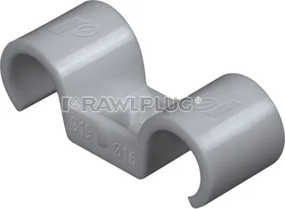 Obrázek produktu pro PA 20 mm dvojitý zesílený držák hadice R-SC40-PCD-20 RAWLPLUG (50 ks)