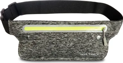 Produktbild von Sportgürtel 125 cm 1 Liter wasserdichtes Elasthan Grau/Schwarz