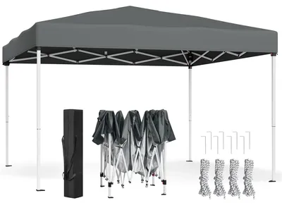 Produktbild von Faltpavillon 3x3m SONGMICS, tragbares Partyzelt, Gartenpavillon, wasserdicht