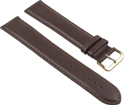 Produktbild von Ersatzband Uhrenarmband XXL Leder Band Braun 25783G, Stegbreite:16mm