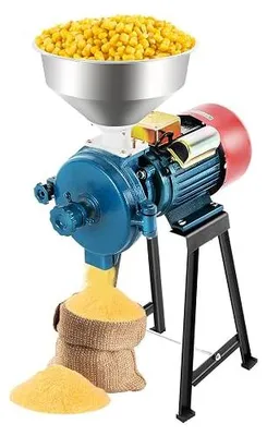 Produktbild von 2200W Elektrisch Getreidemühle Kornmühle Schrotmühle für Getreide Elektrischemühle Getreidemühle Maschine Zerkleinerer für Getreide Mais Stroh Futter Schrotmühle