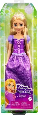A Disney Princess Rapunzel doll in its retail packaging.