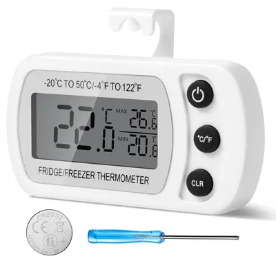 Digitale Kühlschrankthermometer, magnetisch, LCD, -20 bis 50 °C