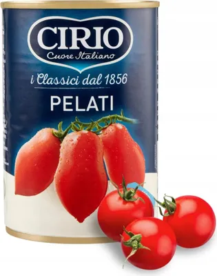 Obrázok produktu pre Pomidory Cirio Całe bez Skórki 400 g
