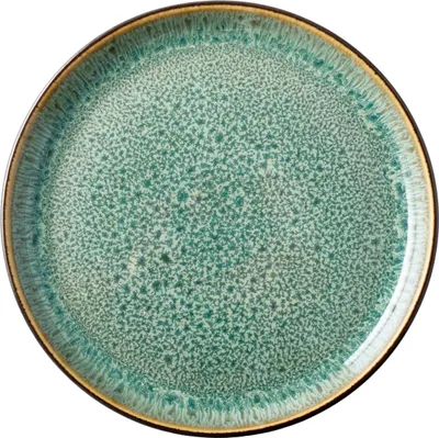 Produktbild von BITZ 14110, Essteller, Rund, Steingut, Schwarz, Grün, 17 cm, 1 Stück(e)