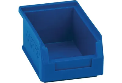 Zdjęcie produktu dla Pojemnik do przechowywania z otwartym frontem L160xW105xH75mm PE niebieski