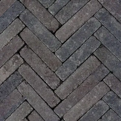 Productafbeelding van Retrostones Plus 5 x 20 x 6,4 cm tuintegel Paars/Bruin 100 stenen per m2, prijs per 1m2 Gardenlux