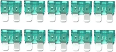Zdjęcie produktu dla BEZPIECZNIKI 30 A jasnozielone 10 sztuk FUSES 30 A jasnozielone 10 sztuk