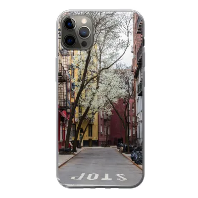 Produktbild von MuchoWow® Handyhülle Schutzhülle Hülle für iPhone 12 Pro Max New York - Amerika - NYC Silikon Softcase Handy Hülle - Hartschale