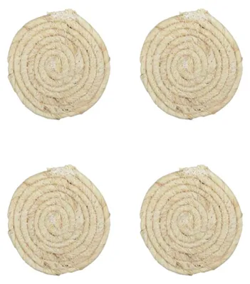 Produktbild von Runde Untersetzer aus Seil – 4er-Set