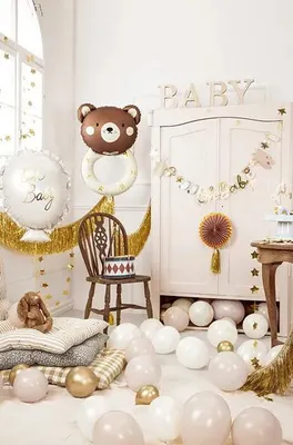 Produktbild von OH BABY Shower Folienballon zum einjährigen Geburtstag, 69 cm