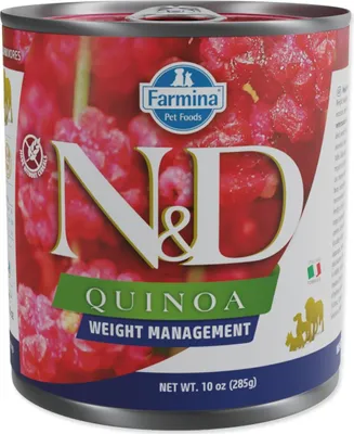 Produktbild von Dosen N&D Dog Quinoa Weight Management 285g