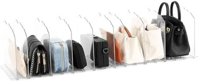 Image de Lot de 10 organiseurs réglables en ABS transparent