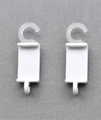 Produktbild von 2 Stück Paneelclips-Gleiter für Ringe Stilgarnitur 28 mm weiss oder hellgrau