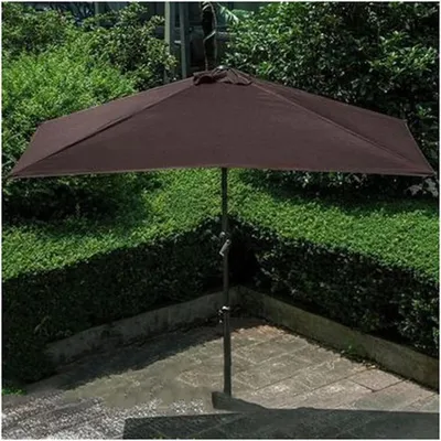 Productafbeelding van Tuinparasol Verstelbaar - Strandparasol Buiten - Zon Beschermen - Met Zwengel - 230 cm - Paars