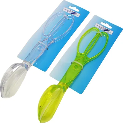 Produktbild von Salatzange Kunststoff transparent 28 cm diverse Farben 1 Stück
