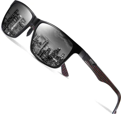Produktbild von Polarisierte Carbon Fiber Sonnenbrille für Herren UV400 CAT 3