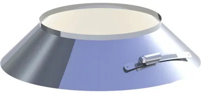 Produktbild von Jeremias DW-FU Wetterkragen Ø 200 mm Edelstahl Abgassystem für Schornsteinrohr Dachmontage