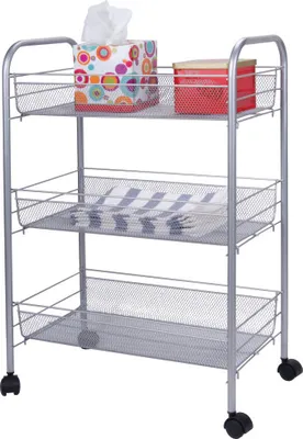 Produktbild von Universalwagen, 3 Körbe, silber