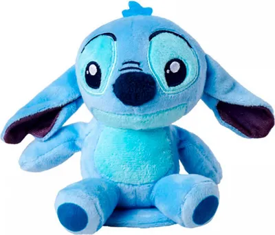 A plush toy of the character Stitch from Disney's Lilo & Stitch.