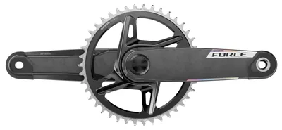 Produktbild von SRAM Kurbelgarnitur Quarq Force XPLR E1 170 mm - präziser Leistungsmesser für...