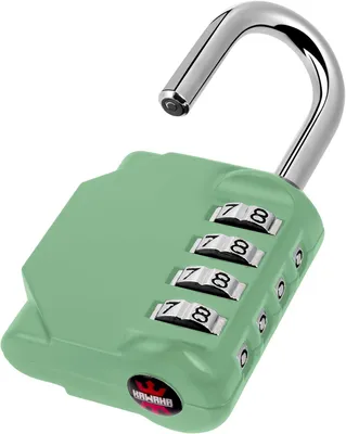 Imagen del producto de Cerradura de combinación de 4 dígitos, resistente a la intemperie, para uso en exteriores, 1 unidad, ideal para taquillas