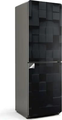 Produktbild von 3D-Würfelsystem – Kühlschrank Aufkleber – Klebefolie Kühlschrank – Kühlschrank Dekor – Kühlschrankfolie selbstklebend – Küchen Dekoration – 60x180 cm