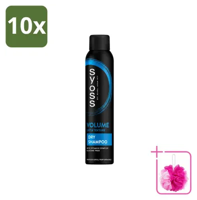 Obrázek produktu pro 10 kusů šamponu pro objem vlasů Syoss – 200 ml – výhodná sada