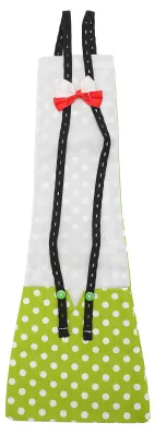 Immagine prodotto di Pannolini per polli, regolabili, impermeabili, lavabili e riutilizzabili, per polli e anatre, verde, con puntini bianchi, taglia M