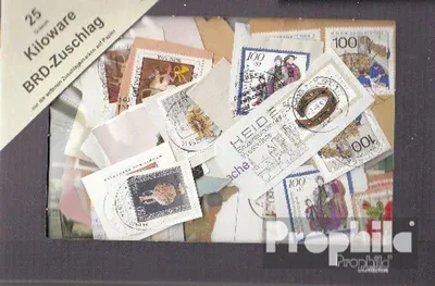 Produktbild von Briefmarken BRD (BR.Deutschland) 25 Gramm Kiloware gestempelt