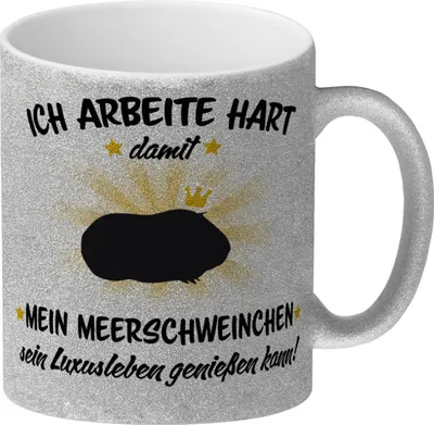 Produktbild von Ich arbeite hart für das Luxusleben meines Meerschweinchens Haustier