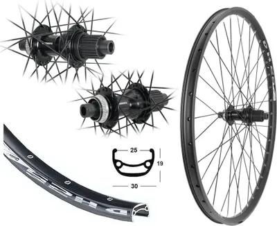 Produktbild von Hinterrad 27,5 Zoll Disc 25-584 Shimano Steckachse 12x142 12-fach Microspline