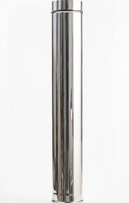 Imagen del producto de Tubo de estufa de acero inoxidable 100 / 150 mm × 100 cm, doble pared aislada – Kamininox