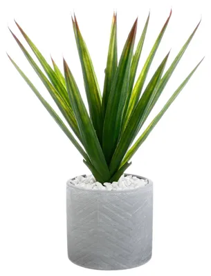 Produktbild von Atmosphera Aloe Vera Kunstpflanze - im Keramiktopf - 47 cm