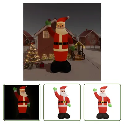 Produktbild von The Living Store Aufblasbarer Weihnachtsmann mit LEDs 820 cm