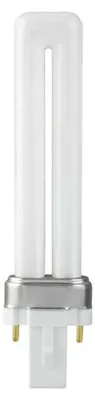 Productafbeelding van PL-S 7W 2-Pins G23 - 830 Warm Wit Licht (3000K) - 24.5x134.5mm - G23 Spaarlamp 7 Watt