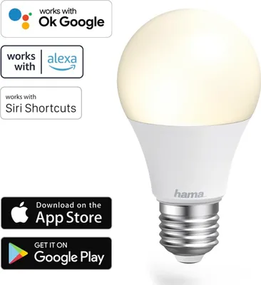 Produktbild von Hama WLAN-LED-Lampe, E27, 10W ohne Hub