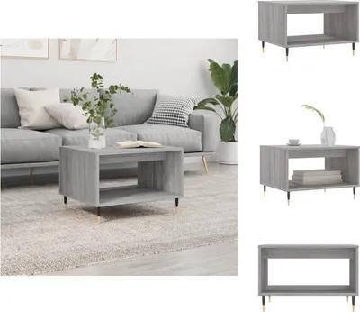 Produktbild von vidaXL Couchtisch Grau Sonoma 60x50x40 cm Holzwerkstoff -  Couchtische