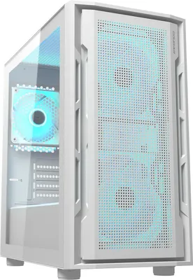 Obrázek produktu pro COUGAR Gaming Uniface Mini RGB, Mini Tower, PC, Bílá, Micro ATX, Mini-ITX, Hraní, Více