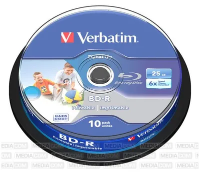 Produktbild von VERBATIM 43804 BD-R SL 25GB Rohling