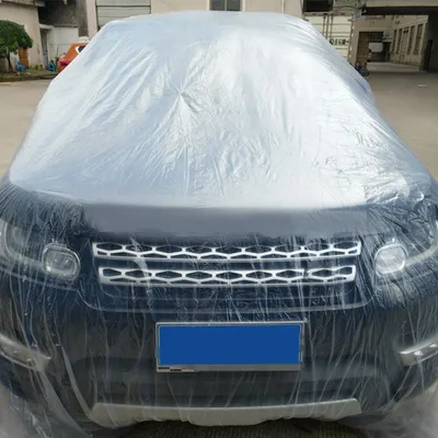 Produktbild von 1Pcs Auto Abdeckung Im Freien Wasserdicht Staub Regen Schnee Beständig Schutz Temporäre Einweg