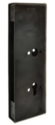 Image de Boîte de serrure de portail 90 mm, finition robuste