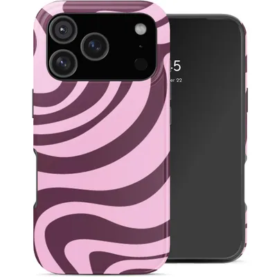 Obrázok produktu pre Selencia Vivid Backcover pre Apple iPhone 17 Pro - Wavy Swirl Pink Plum