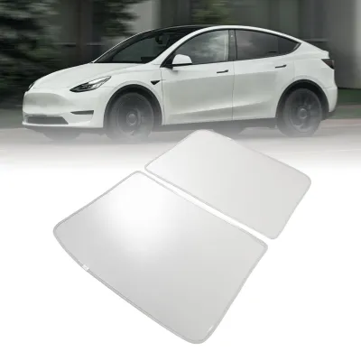 Produktbild von Verbessertes Sonnenschutzdach für Tesla Model Y (2021-2023) - Faltbare UV-Schutz-Abdeckung mit Wärmeisolierung und Tragetasche