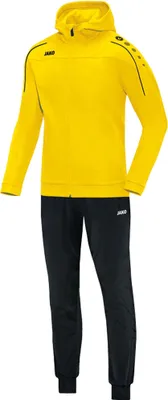 Produktbild von Jako Classico Trainingsanzug Polyester Mit Kapuze Kinder - Gelb | Größe: 164